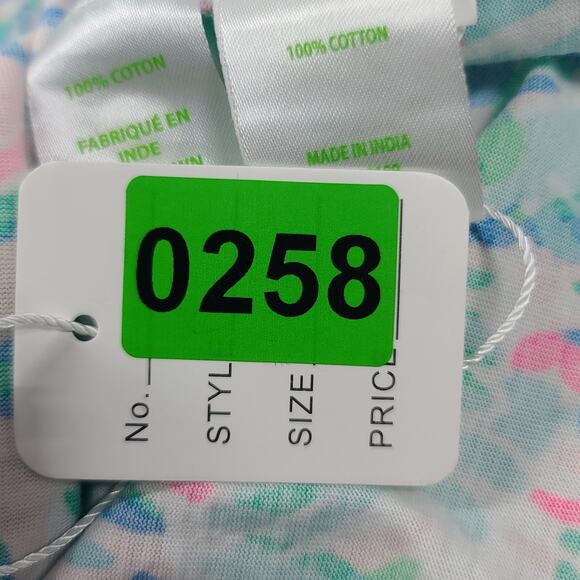 Lilly Pulitzer Lorina Swing Dress Cabana Cocktail Blue Ibiza SZ XS Resort Wear - Picture 9 of 9